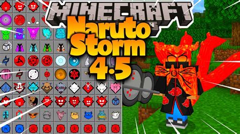 Возможности мода Minecraft Naruto Storm v4