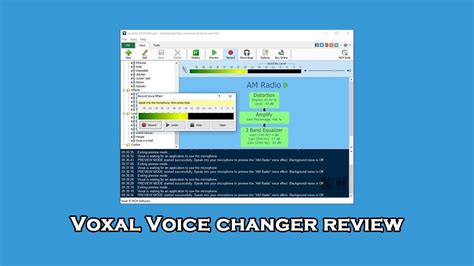 Возникают шумы и искажения при использовании Voxal voice changer