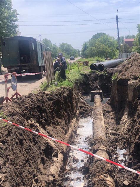 Замена поврежденного участка