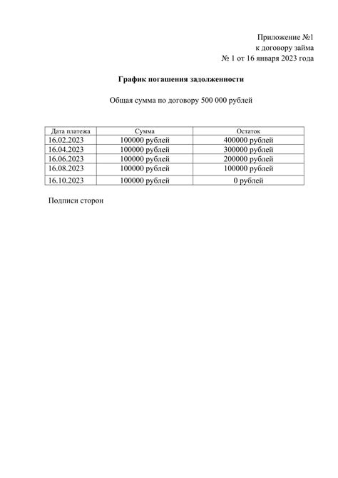 Обсудите возможные варианты погашения задолженности