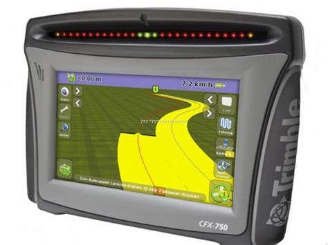 Основные настройки Trimble CFX 750