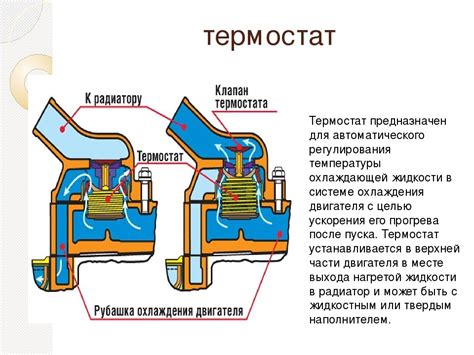 Проверьте работу термостата и его наличие