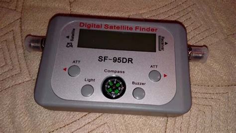 Шаг 4: Настройка сигнала с помощью satellite finder sf 95dr